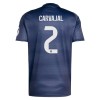 Camisola Real Madrid Carvajal 2 Homen Equipamento 2ª 2025-26